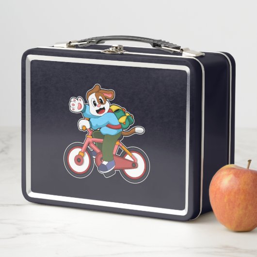 Dog met fiets (In situ)