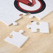 Dog met fiets legpuzzel (Zijkant)