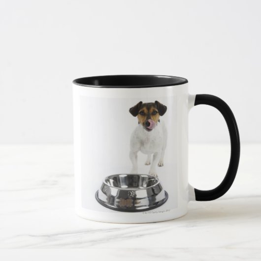 Dog met grote Bowl Mok (Rechts)