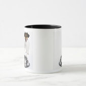 Dog met grote Bowl Mok (Midden)