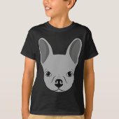 Dog met grote ogen t-shirt (Voorkant)