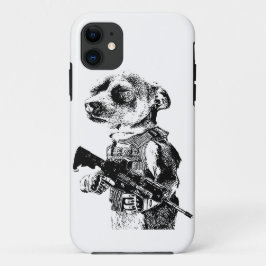 Dog met operator Vest AR15 Case-Mate iPhone Case