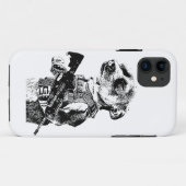 Dog met operator Vest AR15 Case-Mate iPhone Case (Achterkant (horizontaal))