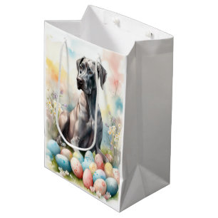 Dog met Pasen Eieren Medium Cadeauzakje