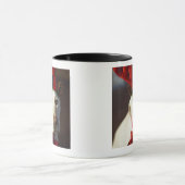 Dog met rendierantaarns mok (Midden)