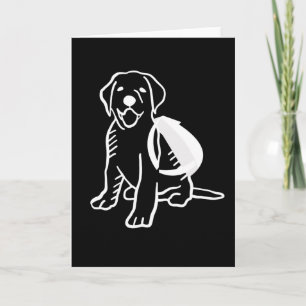 Dog met Rucksack Hiking Gift Idee Kaart