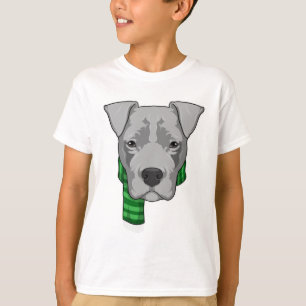 Dog met Scarf T-shirt