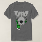 Dog met Scarf T-shirt (Design voorkant)