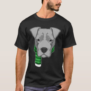 Dog met Scarf T-shirt