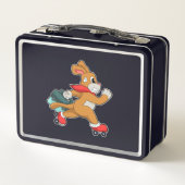 Dog met schaatsen van Roller (Achterkant)