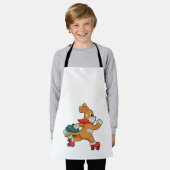 Dog met schaatsen van Roller Schort (Gedragen)