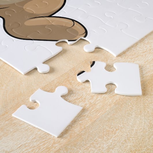 Dog met Sweets Lollipop Legpuzzel (Zijkant)