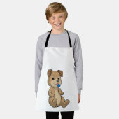 Dog met Sweets Lollipop Schort (Gedragen)