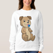 Dog met Sweets Lollipop Trui (Voorkant)