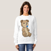 Dog met Sweets Lollipop Trui (Voorkant volledig)