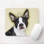 Dog met tiara muismat (Met muis)