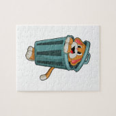 Dog met Trashcan Legpuzzel (Horizontaal)