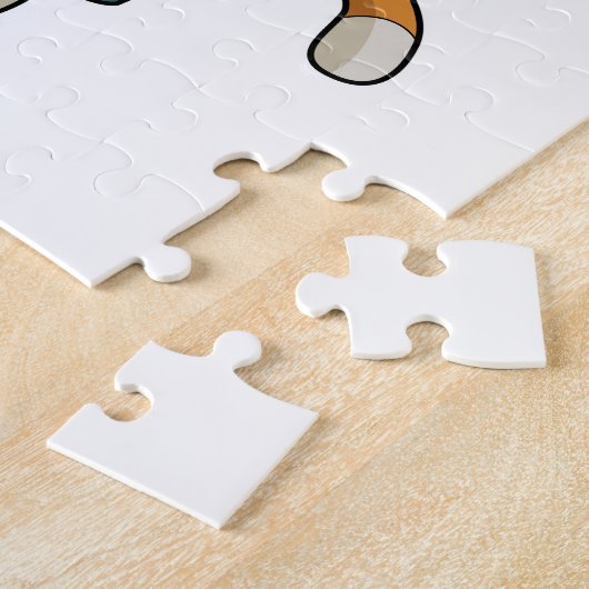 Dog met Trashcan Legpuzzel (Zijkant)