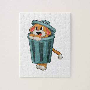 Dog met Trashcan Legpuzzel
