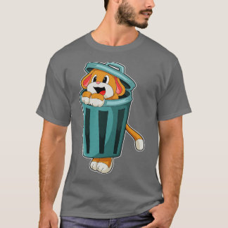 Dog met Trashcan T-shirt