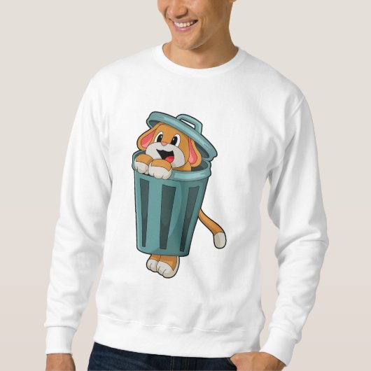 Dog met Trashcan Trui (Voorkant)