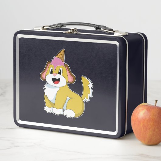 Dog met wafelijs (In situ)