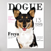 Dog Mode Magazine Hoesje Poster Dogue (Voorkant)