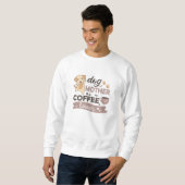 Dog Moeder Koffee Lover Cute Dog Trui (Voorkant volledig)