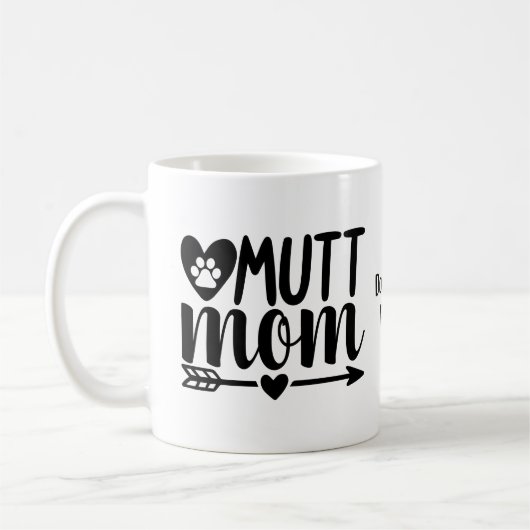 Dog Moeder Mok | Mutt Mom Mok | (Links)