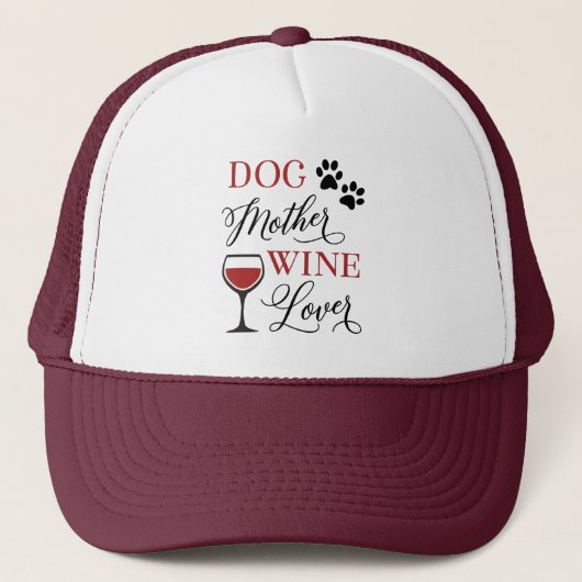 Dog Moeder Wine Lover Pet Eigenaar van moederdier  (Voorkant)