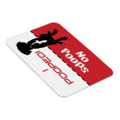 Dog moet naar potty Poop Magnet gaan - laat de hon Magneet (Rechterzijde)