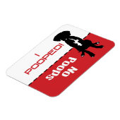 Dog moet naar potty Poop Magnet gaan - laat de hon Magneet (Linkerzijde)