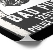 Dog Mok Shot Criminele Pug Poster (Hoek)