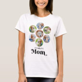 Dog MOM - Aangepast Hondenliefhebber Pet Foto Coll T-shirt (Voorkant)