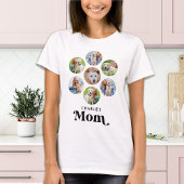 Dog MOM - Aangepast Hondenliefhebber Pet Foto Coll T-shirt