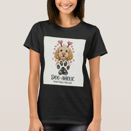 Dog mom adorable tshirt (Voorkant)
