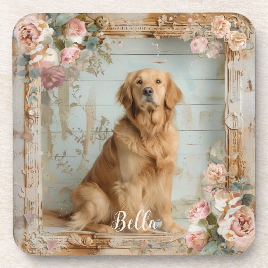 Dog Mom Besties Labrador  Bier Onderzetter (Voorkant)