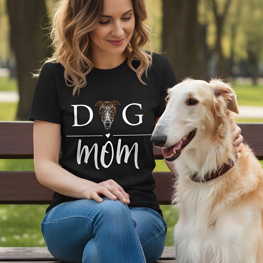 Dog Mom Borzoi T-shirt