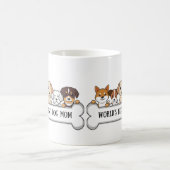Dog Mom Coffee Mok, DogMom koffiebeker, geschenken Koffiemok (Center)