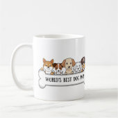 Dog Mom Coffee Mok, DogMom koffiebeker, geschenken Koffiemok (Links)