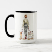 Dog Mom Coffee Mug | Stylish Dog Walker Fashion