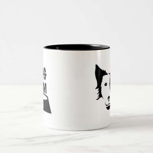 Dog Mom Coffee Mug Tweekleurige Koffiemok (Center)