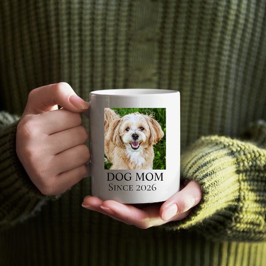 Dog Mom Custom Dog Photo Koffiemok