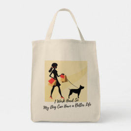 Dog Mom / Dad Canvas tas - Eco-vriendelijke Humor