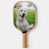 Dog Mom Dad Custom Afbeelding gepersonaliseerd Pickleball Paddle (Voorkant)