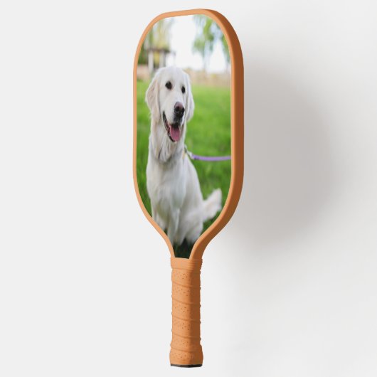 Dog Mom Dad Custom Afbeelding gepersonaliseerd Pickleball Paddle (Links)