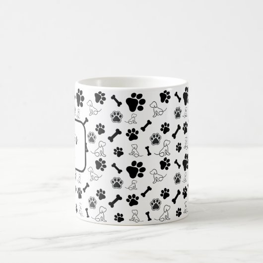Dog Mom / Dad Koffie Mok Gift Zwart-wit (Center)