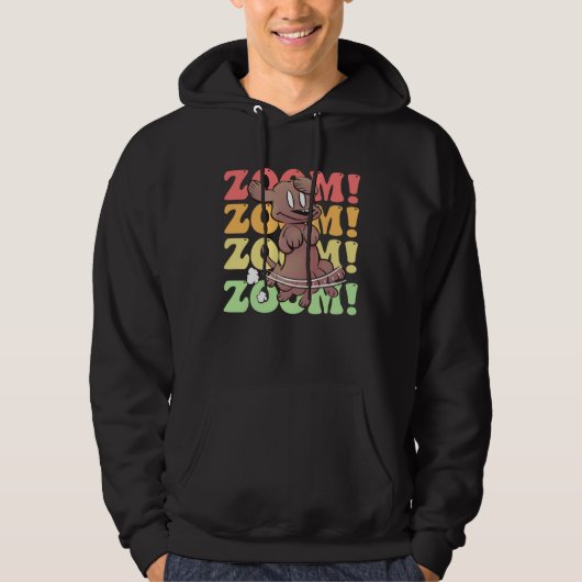 Dog Mom Dad Zoomies Dog Hoodie (Voorkant)