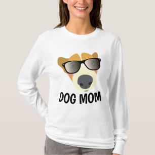 DOG MOM Dames Hondenliefhebber T-Shirts