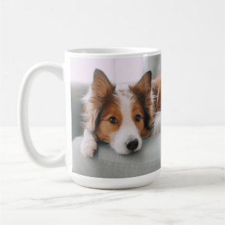 Dog Mom Dog Photo Pink Paw Prints Beste Hond Mama Koffiemok